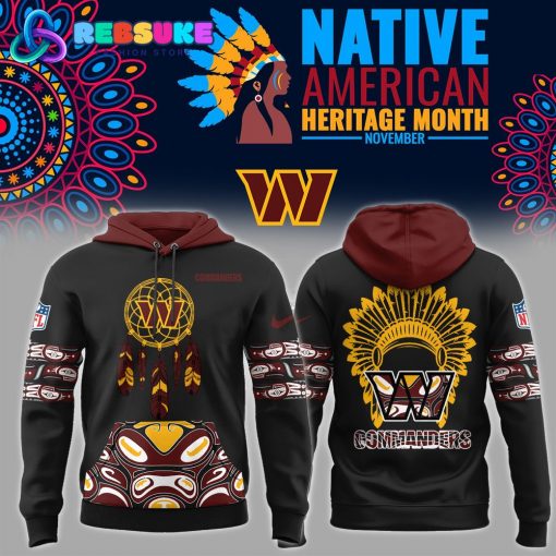 Washington Commanders NFL Native American Heritage 2024 Hoodie