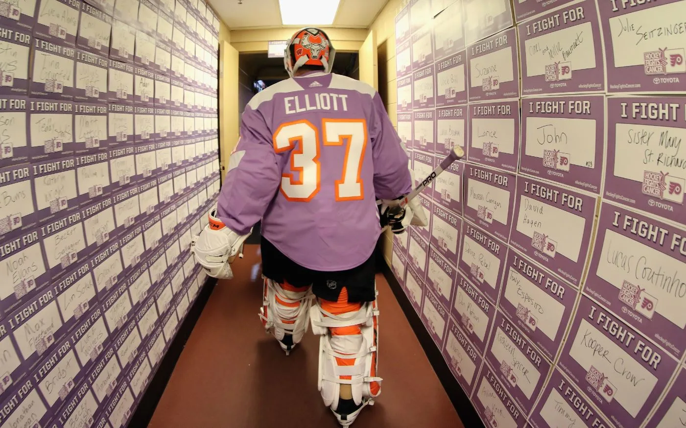 nhl hockey fights cancer hockey player