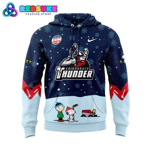 Adirondack Thunder Peanuts and Snoopy Night Hoodie Set