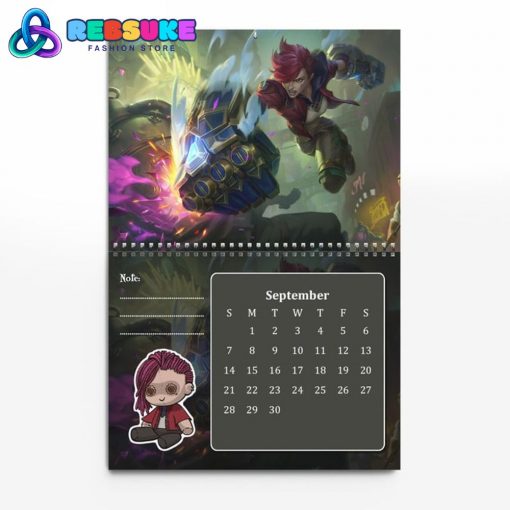 Arcane TV Series New Year 2025 Wall Hanging Calendar