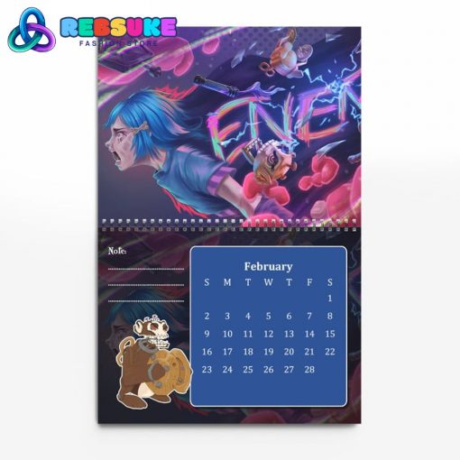 Arcane TV Series New Year 2025 Wall Hanging Calendar