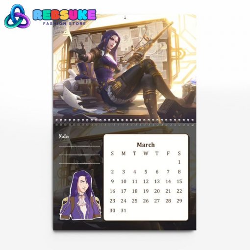 Arcane TV Series New Year 2025 Wall Hanging Calendar