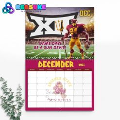 Arizona State Football 2025 Wall Hanging Calendar