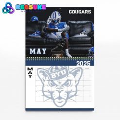 BYU Cougars Football 2025 Wall Hanging Calendar