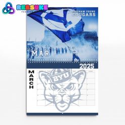 BYU Cougars Football 2025 Wall Hanging Calendar