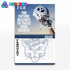 BYU Cougars Football 2025 Wall Hanging Calendar