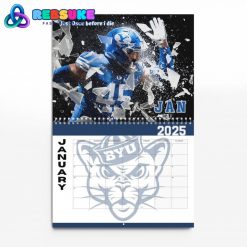 BYU Cougars Football 2025 Wall Hanging Calendar