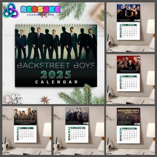 Backstreet Boys New Year 2025 Wall Hanging Calendar