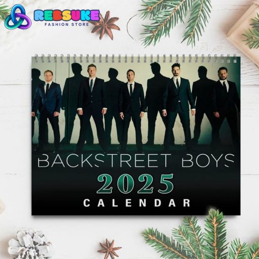 Backstreet Boys New Year 2025 Wall Hanging Calendar