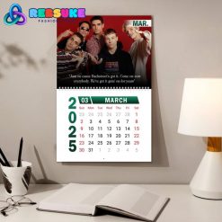 Backstreet Boys New Year 2025 Wall Hanging Calendar