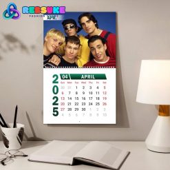 Backstreet Boys New Year 2025 Wall Hanging Calendar