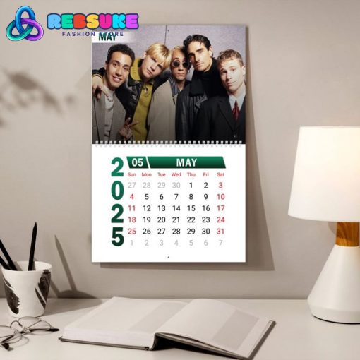 Backstreet Boys New Year 2025 Wall Hanging Calendar