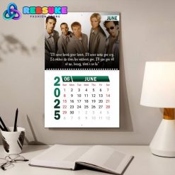 Backstreet Boys New Year 2025 Wall Hanging Calendar