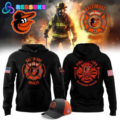 Baltimore Orioles x 2024 Firefighter Appreciation Night Hoodie Set