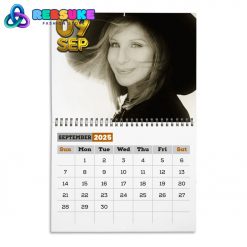 Barbra Streisand New Year 2025 Wall Hanging Calendar