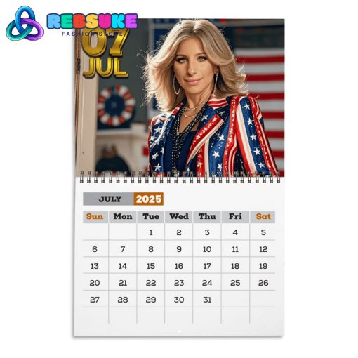 Barbra Streisand New Year 2025 Wall Hanging Calendar