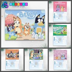 Bluey New Year 2025 Wall Hanging Calendar