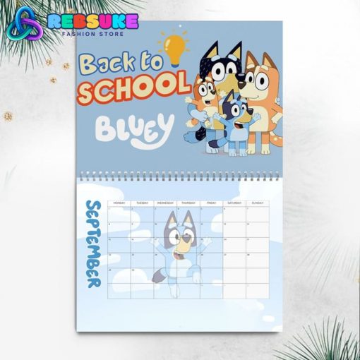 Bluey New Year 2025 Wall Hanging Calendar