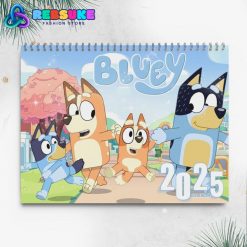 Bluey New Year 2025 Wall Hanging Calendar