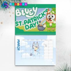 Bluey New Year 2025 Wall Hanging Calendar