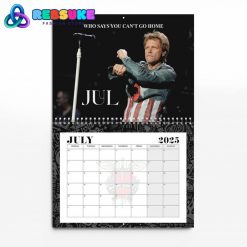 Bon Jovi Band New Year 2025 Wall Hanging Calendar For Fan