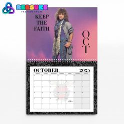 Bon Jovi Band New Year 2025 Wall Hanging Calendar For Fan