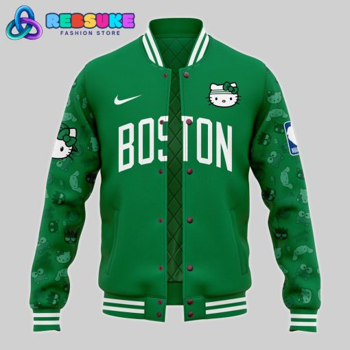 Boston Celtics x Hello Kitty Night 2024 Baseball Jacket