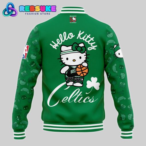 Boston Celtics x Hello Kitty Night 2024 Baseball Jacket