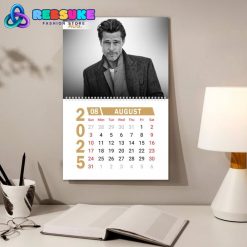 Brad Pitt New Year 2025 Wall Hanging Calendar