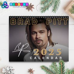 Brad Pitt New Year 2025 Wall Hanging Calendar