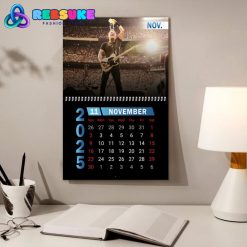 Bruce Springsteen The Boss 2025 Wall Hanging Calendar