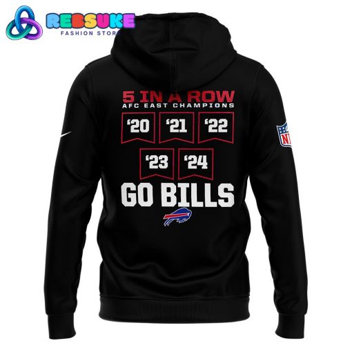 Buffalo Bills Nike 2024 AFC East Division Champions Black Hoodie