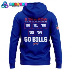 Buffalo Bills Nike 2024 AFC East Division Champions Blue Hoodie