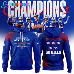 Buffalo Bills Nike FiveStraight AFC East Division Champion Hoodie