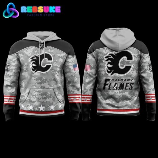 Calgary Flames 2024 Military Appreciation Hoodie Set