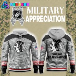 Chicago Blackhawks 2024 Military Appreciation Hoodie Set