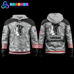 Chicago Blackhawks 2024 Military Appreciation Hoodie Set