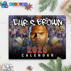 Chris Brown New Year 2025 Wall Hanging Calendar