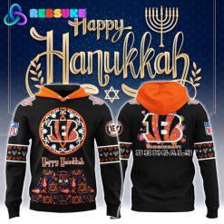 Cincinnati Bengals NFL Hanukkah Holiday Hoodie