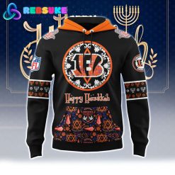 Cincinnati Bengals NFL Hanukkah Holiday Hoodie