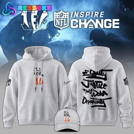 Cincinnati Bengals NFL Inspire Change Hoodie, Cap