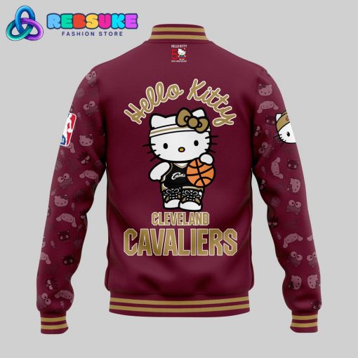 Cleveland Cavaliers x Hello Kitty Night 2024 Baseball Jacket