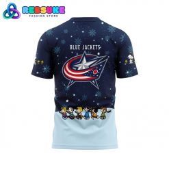 Columbus Blue Jackets Peanuts and Snoopy Night Shirt