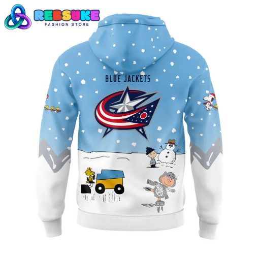 Columbus Blue Jackets Peanuts and Snoopy Nike Hoodie Set