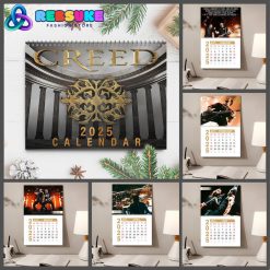 Creed Rock Band New Year 2025 Wall Hanging Calendar For Fan