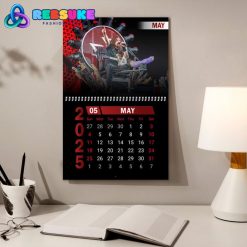 Dave Grohl Foo Fighters New Year 2025 Wall Hanging Calendar