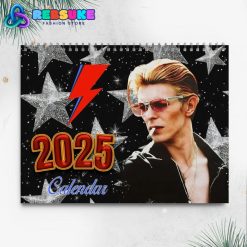 David Bowie New Year 2025 Wall Hanging Calendar For Fan