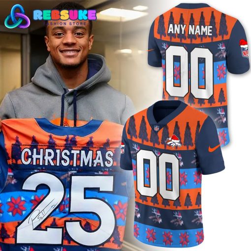 Denver Broncos 2024 NFL Christmas Premium Football Jersey