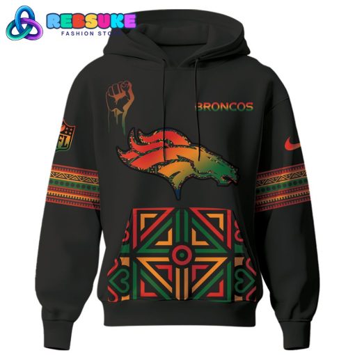 Denver Broncos NFL Black History Month Hoodie Set