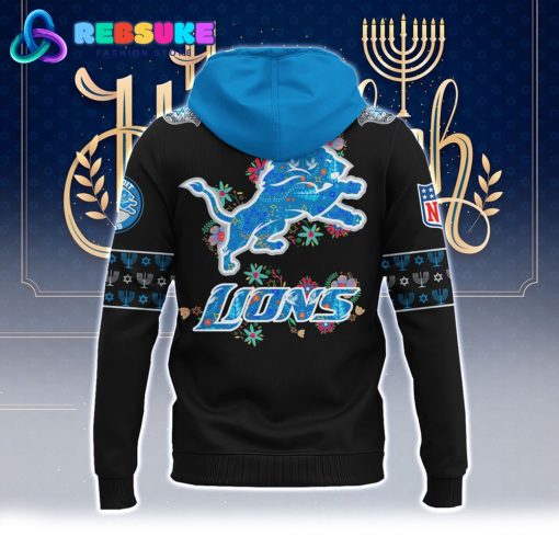 Detroit Lions NFL Hanukkah Holiday Hoodie